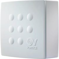 Aspiratore Centrifugo da Condotto Vortice Quadro Micro 80 - Bianco