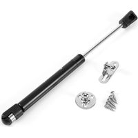Suspension Pneumatique pour Portes de Cuisine - Support Hydraulique Gaz avec Rotule - Noir (27cm, 100N)