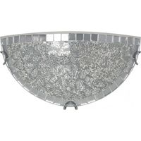 FABRILAMP AKUNADECOR Lampada da parete semicircolare Mosaico Colore Cromo Modello Tenore 1xe27