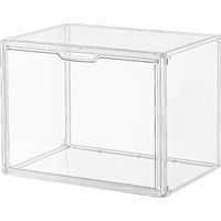 Vitrine en Transparent - Vitrine pour Collection, Boîte de Présentation Transparent pour Figurines d'action,Mini Figurines, Objets de Collection, DIY Protection Anti-poussière (362227cm)