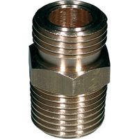 RACCORDO A NIPPLE IN OTTONE CON FILETTATURA DX/SX- 1/2 M. x 20/14- NOVAC- pezzi 1