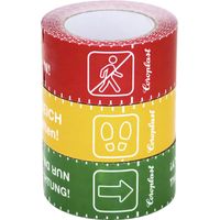 Coroplast 1466 SDR 217520 Bodenmarkierungsband Rot (L x B) 10 m x 60 mm 1 St.