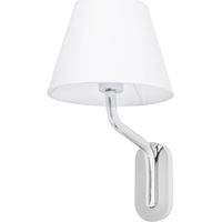 ETERNA Aplique de pared cromo/blanca 24005-10