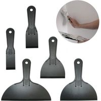 5 Pièces Couteaux à Mastic en Plastique Couteaux à Mastic pour Propagation Autocollants Papier Peint Noir