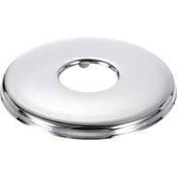 Collier chromé 26mm (3/4') pour robinet en acier – Diamètre extérieur 70mm – Hauteur 8mm – Couvercle robuste pour installations
