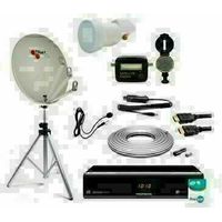 PACK SATELLITE CAMPING FRANSAT Trepied + Parabole + Recepteur FRANSAT + KIT SATFINDER + KIT COAXIAL