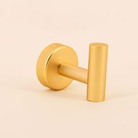 Patère en acier inoxydable doré 7cm