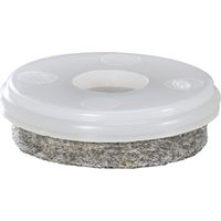 Wagner QuickClick Einsatz Möbelgleiter ULTRASOFT zum Eindrücken, ø 20 mm, natur, 20 Stück