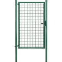 ALBERTS Wellengitter-Einzeltor, zinkp.grün Kst.b., B Mitte-Mitte Pf.1020mm, H1750mm