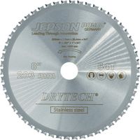 Hoja de sierra circular metálica Drytech®HM203/54Z D.203mm B.1,2mm HM taladro D.25,4mm Z.54