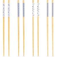 Baguettes à sushi en bambou 24 cm, 8 pièces.