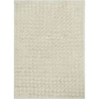 Tapis shaggy 200 x 290 cm, Beige et crème, faux uni sobre, poil long shaggy moelleux, finition soignée pour un usage quotidien