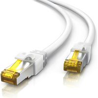 Primewire LAN-Kabel CAT.7, RJ-45 (Ethernet), Gigabit Ethernet S/FTP Netzwerkkabel, 10000 Mbit/s, Patchkabel - 2m