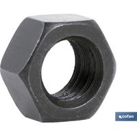 Ecrou hexagonal cofan din-934 c-8 m-22 noir 50 unités