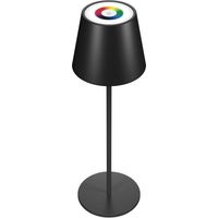 RealPower lampada da scrivania LED-RGB nera design minimalista