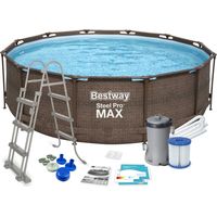 Piscina de jardín con estructura 366 x 100 cm 10 en 1 Bestway 56709