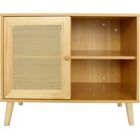 Credenza in legno "Iguana" - 80 x 40 x 66 cm - Marrone