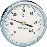 Thermometer L-Wanne 100 mm, 0-120 °C Caleffi 688010 100 mm - 0-120