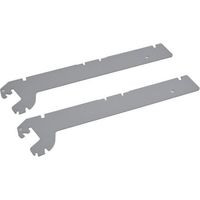 Konsole 30 cm (2 St) Aluminium 57150230X