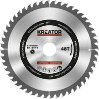 1 Kreissägeblatt 185 mm 2,2 mm 60 Zähne - Bohrung 30 mm KREATOR