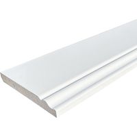 Lot de 5 Plinthes Style Prépeint MDF, L.2,44 m x l.10,8 cm x Ep.14 mm