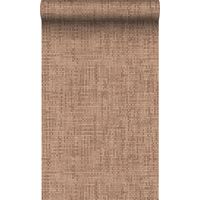 papier peint lin marron - Origin Wallcoverings