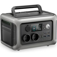 ALLPOWERS Estación de alimentación portátil R600, batería LiFePO4 de 299Wh con 2 pilas de 600W, generador solar de salida CA, 0-100% de carga rápida en 1 hora para camping, autocaravana, emergencia