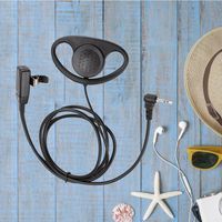 Micro-casque D PTT pour Motorola, 2 pièces, Accessoire Radio Talkie-Walkie Professionnel