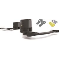 Kit de motorisation de portail à bras articulés – Pour portails battants jusqu'à 1.8m et 250kg – Électronique intégrée et ouverture piéton – Moovo