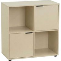 Scaffalatura a Cubi Libreria Modulare Componibile Salotto Design 2 Porte