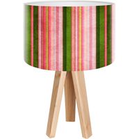 Lampe de chevet stamps foto-005 - Bois clair, blanc