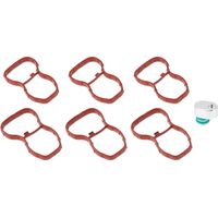 No.11618511363/11617807480 Intake Manifold Gasket with Intake Flap Delete Blank Plug for BMW N57 N57S Engines Intake Manifold Gasket Set