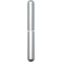 Zierhülse aus Aluminium Aufsteckhülse verchromt für Einbohrbänder Band ø 15mm, Bandhöhe 112mm, oben + unten