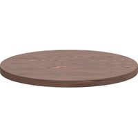 Artù - Esstisch rund � 120 cm aus Laminat, dunkle Holzfarbe