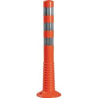 Palo dissuasore PU arancione/bianco Ø 80 mm - 12212 FP