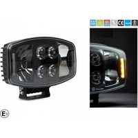 LED ЛЕД 90W Jumbo фар халоген лампа 12V - 24V с DRL parking светлина бяло-жълто за джип камион трактор