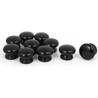 10 pcs Heimkabinettschublade Hölzerner Holz Zugknopfgriff Griff Kaki pour Kleiderschrank Kommode