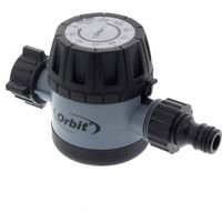 Orbit 96014, Timer meccanico a vite, 5.5 x 14 x 8 cm, Nero