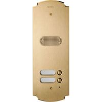 VIMAR - 41602 Patavium 2F+ Audioplatte mit 2 Tasten. Messing