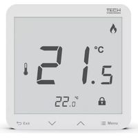 Thermostato Tech R-8s PLUS Bianco Regolatore di Temperatura Senza Filo