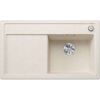 Blanco Zenar 45 - Silgranitspüle, 86x51 cm, mit Ablaufsystembedienung, InFino, soft weiß 527178