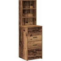 vidaXL Haut Armoire Bois ancien 40 x 41 x 135 cm Bois d'ingénierie