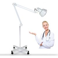 Infrarouge lampe thermique 275W lampe à lumière rouge Infrarouge à usage domestique Set de lampes à chaleur à lumière rouge réglable