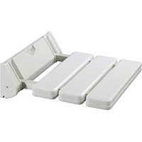 Sedile doccia bianco pieghevole sedia disabili in alluminio abs nofer 15067.2