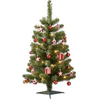Black Box Trees Weihnachtsbaum Joy beleuchtet 90 cm 30 Lichter warmweiß mit Timer Weihnachtsbaum