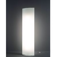 Lampadaire Led Intégré en Plastique Blanc Cm. 44x26x158h