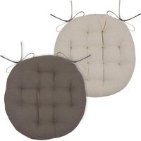 Cojín para silla DUO de 38 cm, color topo claro