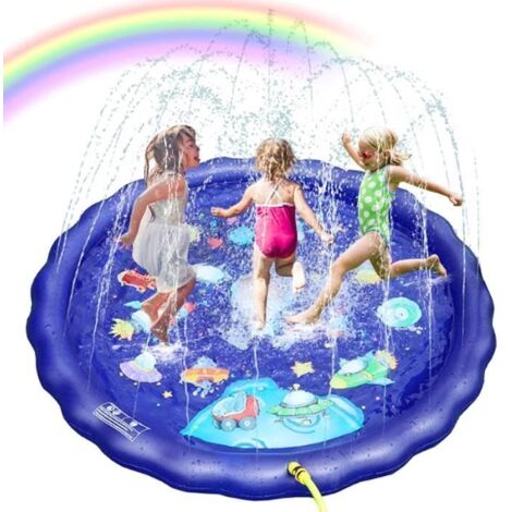 PIMPIMSKY - Piscine Gonflable Enfant - Tapis de Jet d\'eau - Tapis de jeux - Tapis De Pulvérisation d\'eau PVC