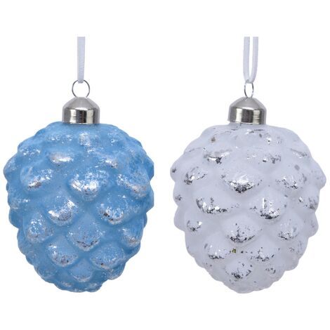 Piñas para colgar en cristal Dimensión 8 x 10 cm. Única pieza
