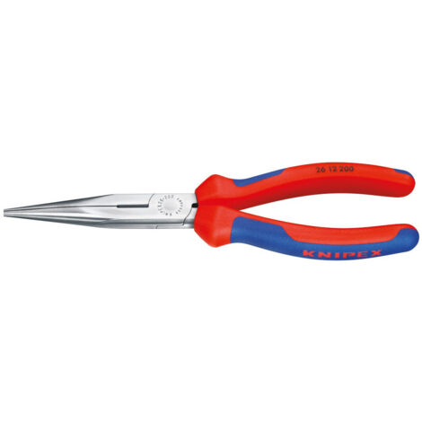Pince 1/2 ronde becs longs    droits